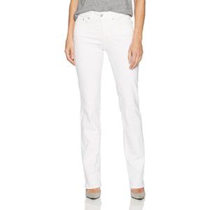 NYDJ Marilyn Straight Leg Jeans - White (NWT)